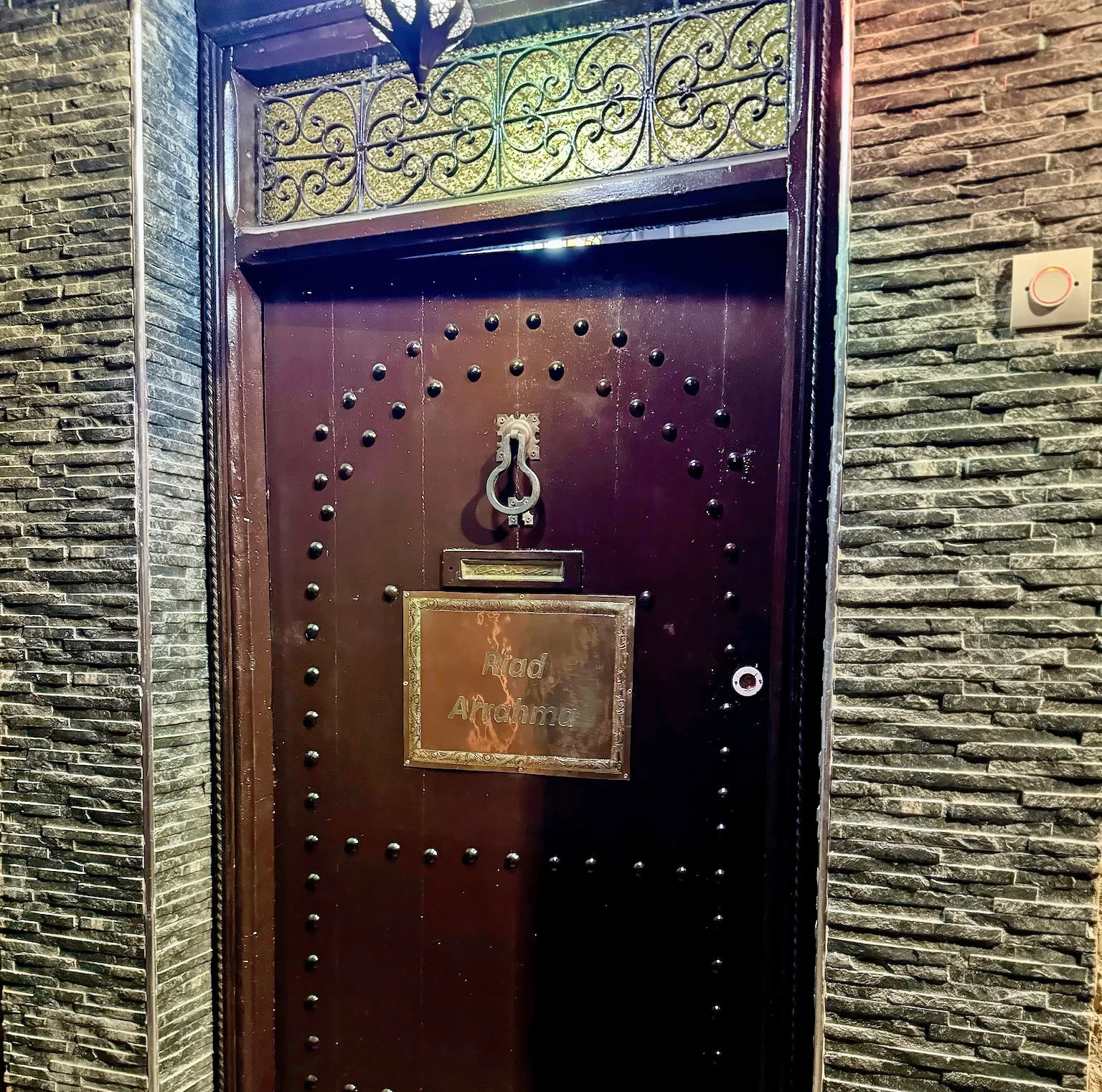 Entrée du Riad Arrahma, Marrakech