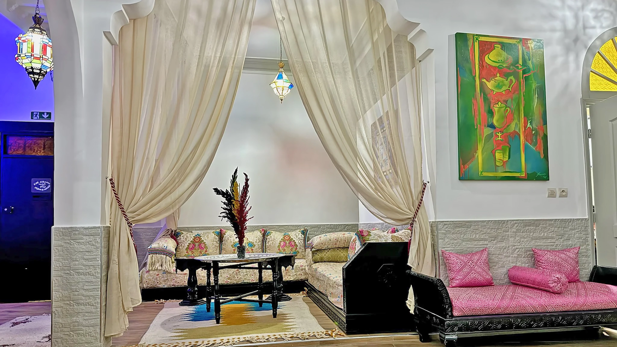 Lobby du Riad Arrahma, Marrakech