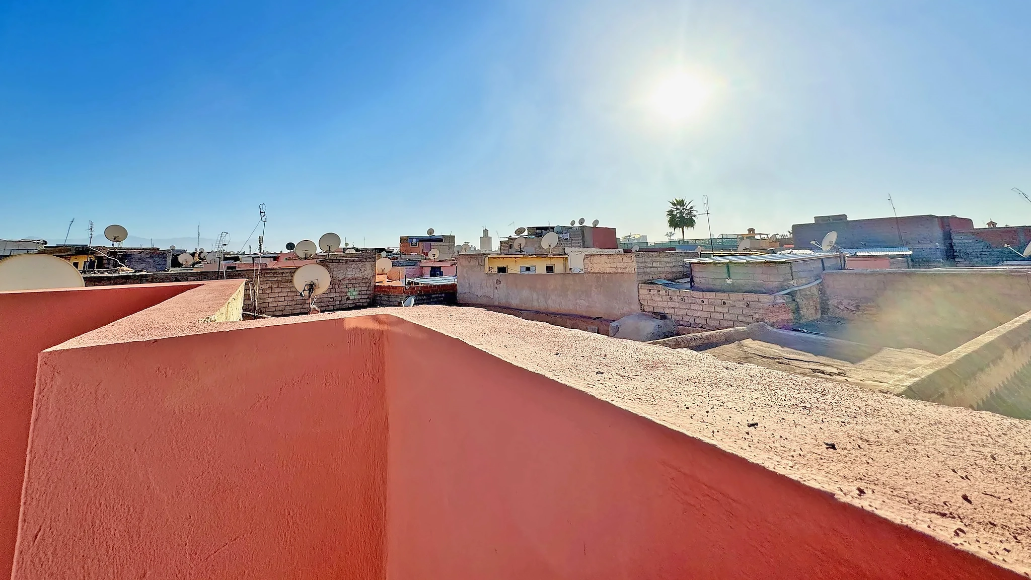 Vue depuis le Riad Arrahma, Marrakech