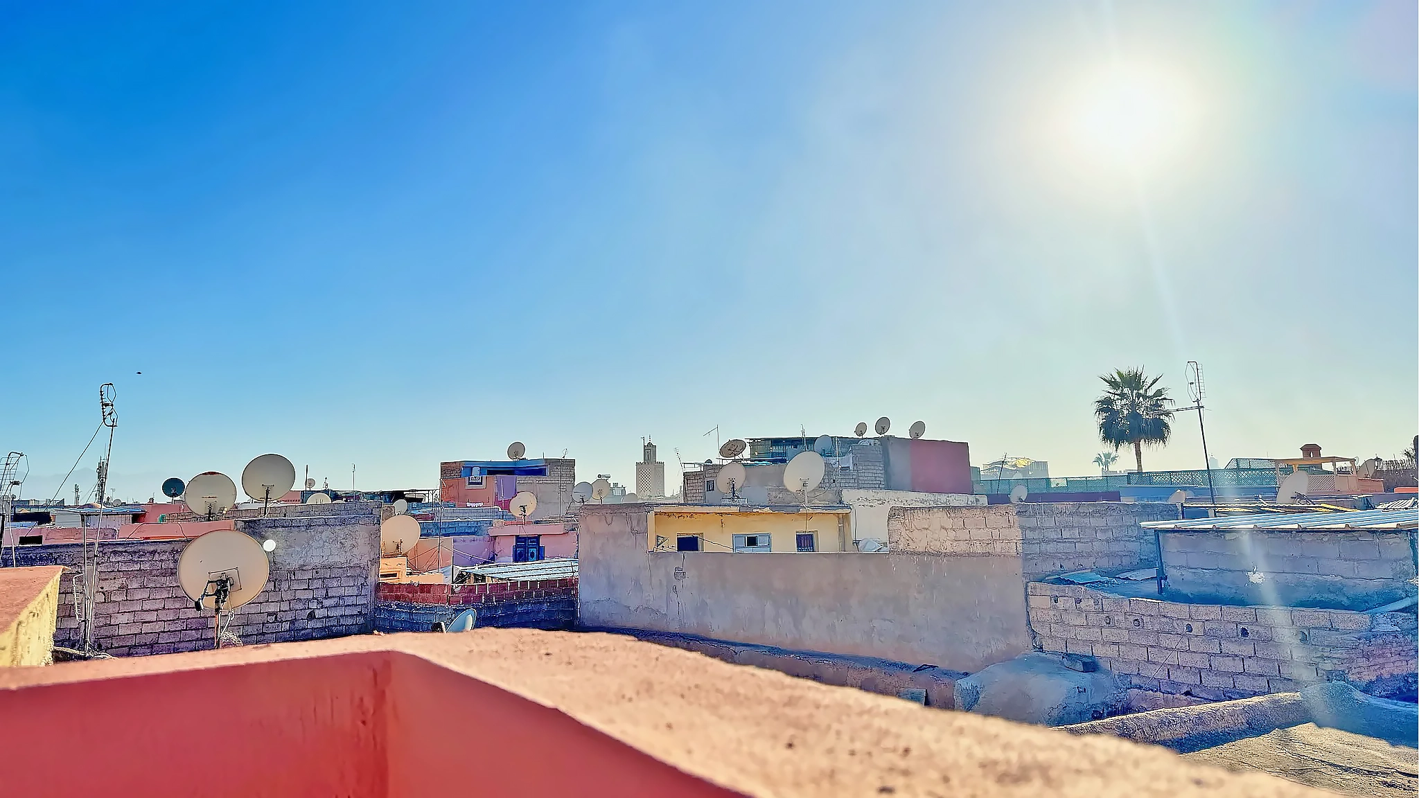 Vue depuis le Riad Arrahma, Marrakech